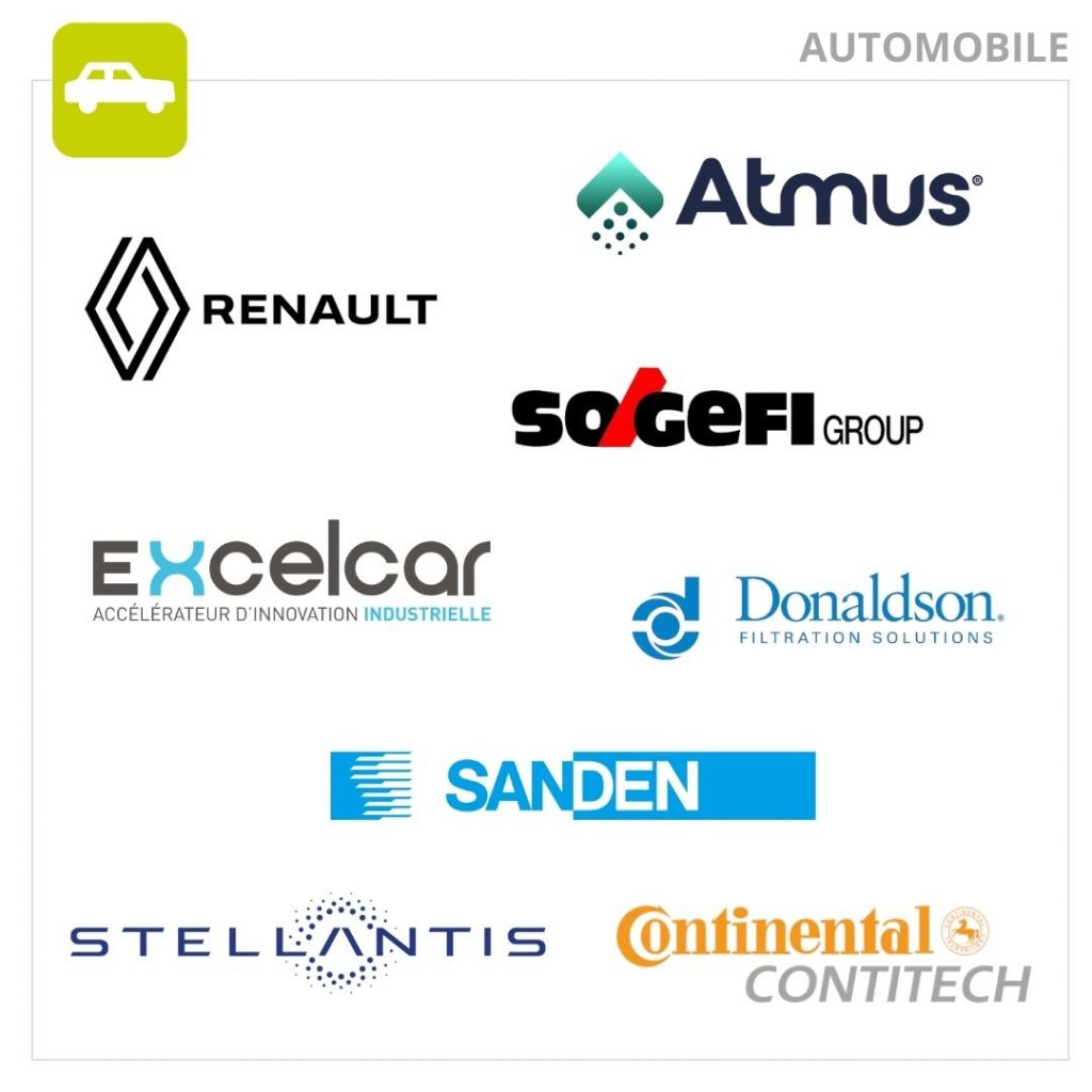 Références clients d'Actemium Rennes pour le secteur automobile